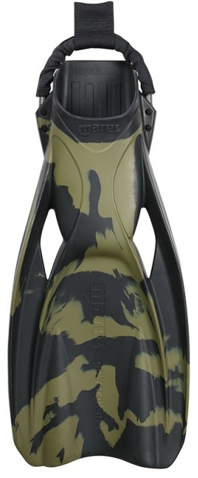 Mares Geräteflosse Power Plana Tactical Green - Farbe: Camouflage Olive - Gr. XXL