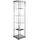 Kerkmann Glasvitrine Expoline 42,5 x 42,5 x 180 cm Silber