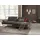 W.Schillig Ecksofa »enjoy&MORE, Designsofa, elegant und bequem, L-Form«, Sitztiefenverstellung, Füße schwarz pulverbeschichtet, Breite 294 cm grau