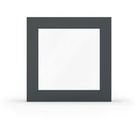 Alufenster Anthrazit RAL 7016, aluprof MB-45, 500 x 500 mm, einteilig, festverglast, individuell konfigurieren