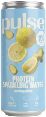 Pulse Protein Proteinhaltiges Sprudelwasser Zitrone Ingwer 330ml