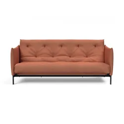 3-Sitzer INNOVATION LIVING TM "Junus innovativ und bequem, Schlafsofa", braun (rost), B:224cm H:92cm T:110cm, Sofas, mit schmalen Armlehnen, tolle Verstellmöglichkeiten, Designschlafsofa