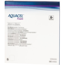 AQUACEL Foam nicht adhäsiv 20x20 cm Verband