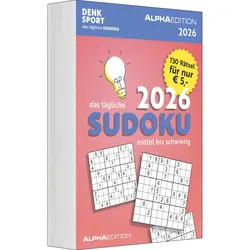 Das tägliche Sudoku 2026 - Kalender 2026