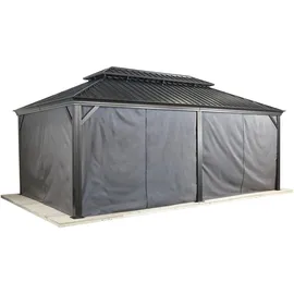 Sojag Seitenwände für Pavillon Messina 12 x 20 m Dunkelgrau
