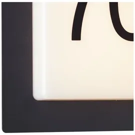 Brilliant Außenwandleuchte Aluminium/Kunststoff 18x18 cm 1100 lm weiß/schwarz