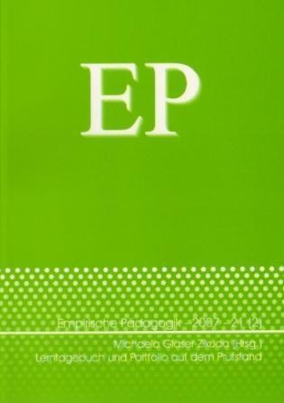 Empirische Pädagogik / 21 (2) / Lerntagebuch Und Portfolio Auf Dem Prüfstand  Kartoniert (TB)