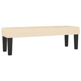 vidaXL Boxspringbett 140 x 200 cm Creme