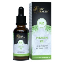 Vitamin K2 Tropfen - 200μg - 50ml - Menaquinon MK7 99,7% ALL Trans - Vegan Kappa