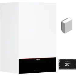 VIESSMANN Gas-Brennwert-Therme Vitodens 200-W, 19 kW, HMI 7, ATS"