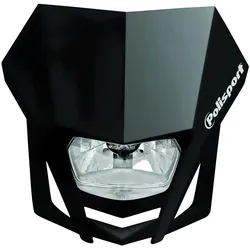 Scheinwerfer Polisport LMX H4 schwarz
