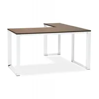KADIMA DESIGN Eckschreibtisch Holz Metall | Designer Bürotisch mit
