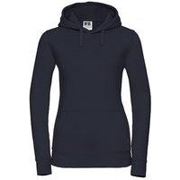 RUSSELL Ladies Authentic Hooded Sweat, French Navy, XS