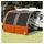 vidaXL Wasserfester Tarp 250 x 260 x 260 cm Grau