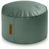 Green Bean Sitzhocker Pouf Kunstleder 43 x 30 x 30 cm Blau/Türkis