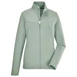KILLTEC Damen Stretchjacke mit Stehkragen/Fleecejacke KOS 102 WMN FLX JCKT, hell mint, 48