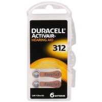 Duracell Activair Hörgerätebatterien 120 Stück Typ 312