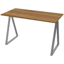 Paperflow Schreibtisch LV9 Walnuss / Grau