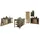 furn.design Küchenzeile Stove 5-teilig 200 cm Used Wood