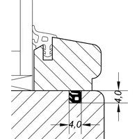 Primo Glasleistendichtung AC 5587 D, Kunststoff braun