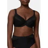 Lace + Cotton W02 Bügel-BH schwarz 85D