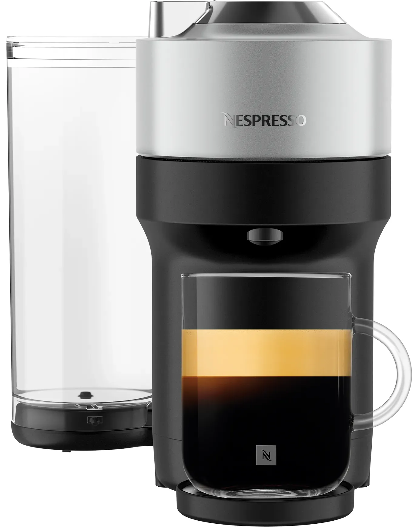 Nespresso VERTUO Pop+ Silver  Vertuo Kaffeemaschine