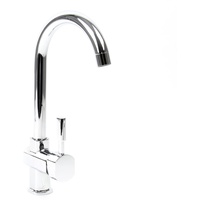 Wiltec Wasserhahn für Küchenarmatur um 360° drehbar, verchromt mit