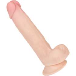 Sliding Skin Dildo, 20 cm, natur-hell