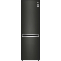 Lg Kombinierter kühlschrank 60cm 341l belüftet schwarz