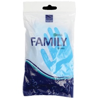 ABENA® Vinyl Handschuhe Family, blau 1 Packung = 12 Paar, Größe: L