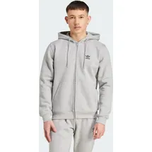 Adidas Trefoil Essentials Reißverschlusspullover Medium Grey Heather M