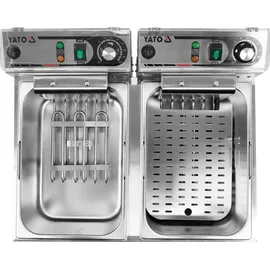 Yato Gastro Fritteuse 2x11,5L 2x5000W 490x595x360mm 380-400V