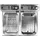 Yato Gastro Fritteuse 2x11,5L 2x5000W 490x595x360mm 380-400V