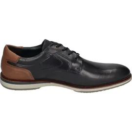 BULLBOXER Halbschuhe Herren Navy/Braun 43