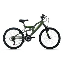 WYLD Kinder-Mountainbike Fully 24'' Zodiac 18 Gänge RH 38 cm