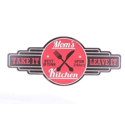 Schild - Mom ́s Kitchen, 61 x 27 cm