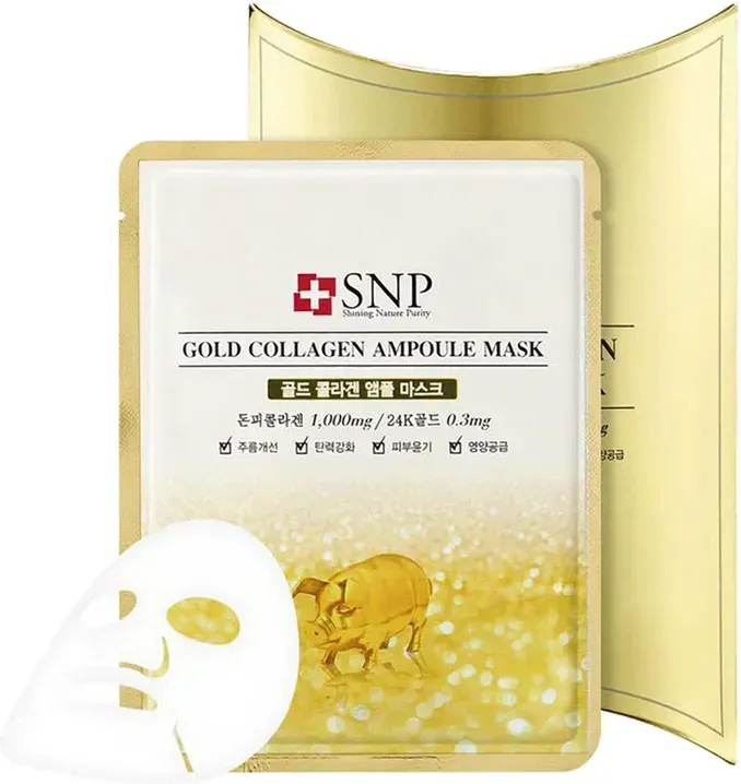 SNP Goldenes Kollagen-Gesichtsmasker (Neue Edition) 1000 mg