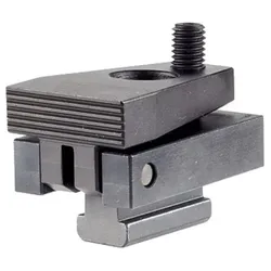 Niederzugspanner, ohne Hebel/mit ebener Spannbacke | Nutennennmaß=10 mm / d1=M8 | 23210.0501