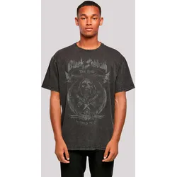 T-Shirt F4NT4STIC "Black Sabbath The End World Tour", Herren, Gr. XXL, schwarz, Obermaterial: 100% Baumwolle, casual, oversize, Rundhals, Kurzarm ohne Bündchen, Shirts, Premium Qualität