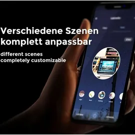 B.K.Licht - LED Strip 5m smart via App- und Sprachsteuerung, RGB Licht, Smart Home LED Streifen, Leiste, Gaming Deko, Party Deko, Band, Lichtleiste, 5x1x0,3 cm