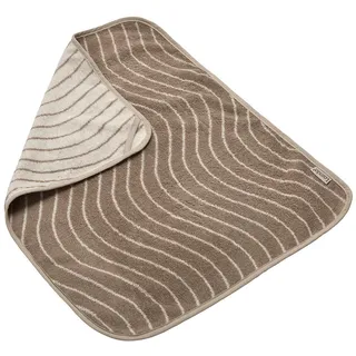Leander Topper Handtuch in 100% Bio-Baumwollfrottee 65 x 50 cm Matty - Farbe: Woodland Cappuccino - NEU !