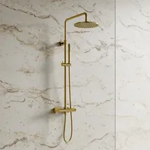 Omnires CONTOUR Duschsystem, Thermostat, CT8044GLB,