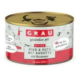 Grau Kitten Getreidefrei x 200 g - Pute & Karotten