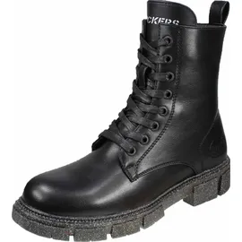 Dockers by Gerli Schnürstiefel für Mädchen, Schnürboots 36 - schwarz, - 36