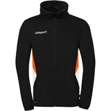 Uhlsport Equipe 29 Multi Kapuzenjacke Schwarz/Weiß/Fluo Orange 128