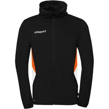 Uhlsport Equipe 29 Multi Kapuzenjacke Schwarz/Weiß/Fluo Orange 128