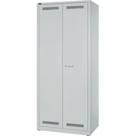 BISLEY LIGHT Putzmittelschrank GL08AZ-245 GL08AZ245 lichtgrau 80,0 x 50,0 x 185,0 cm, aufgebaut, 1 St.