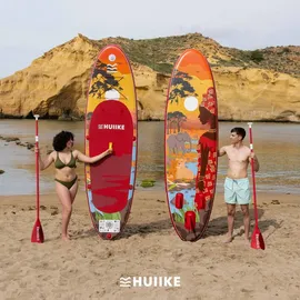 huiike Stand Up Paddling Board 305 x 84 x 15 cm rot