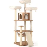 Costway Kratzbaum 168 cm beige