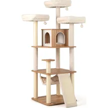 Costway Kratzbaum 168 cm beige